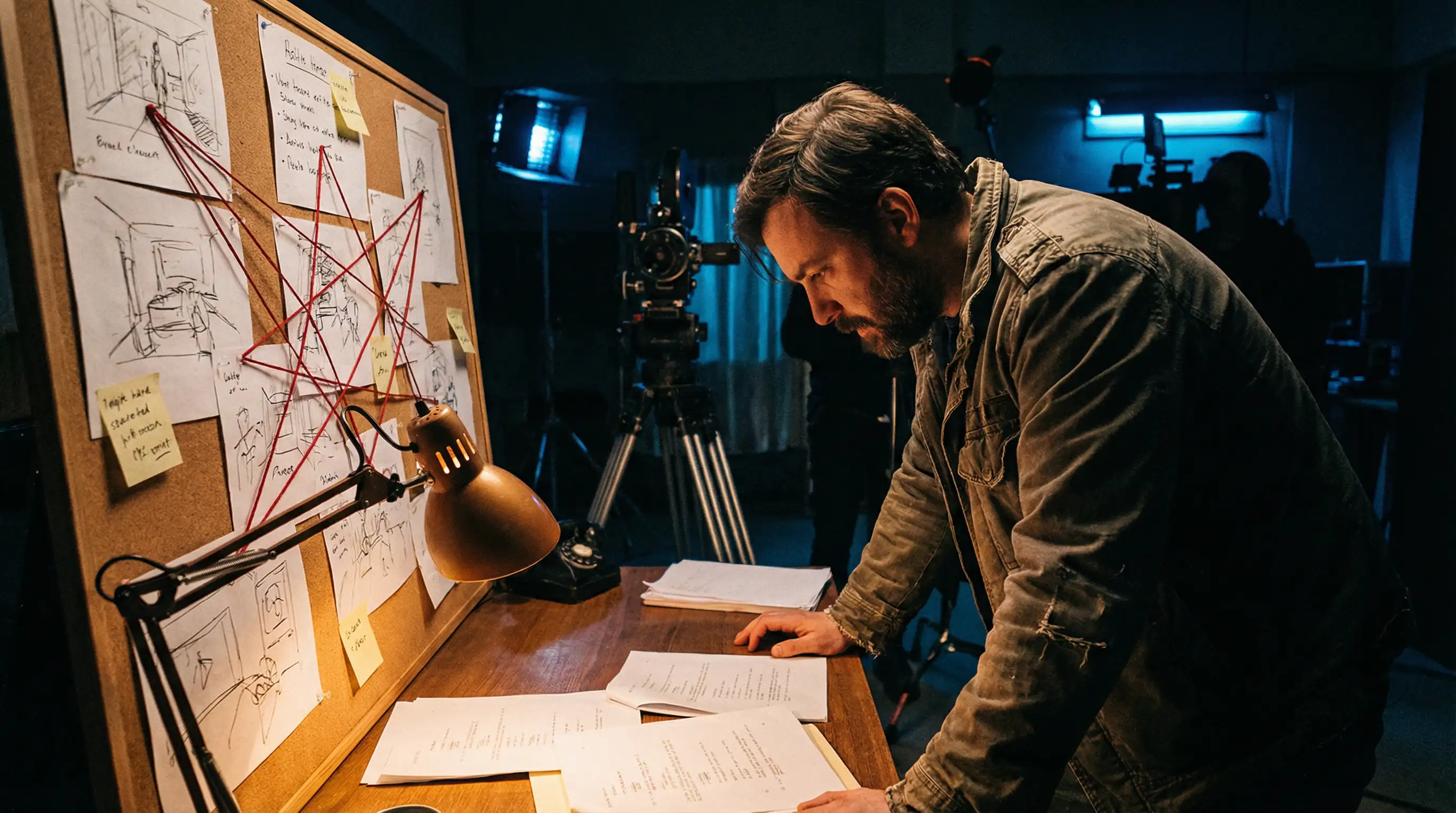 大奶视频 导演审阅分镜脚本的幕后花絮